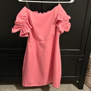 DO + BE Ruffle Sleeve Mini Dress size: small